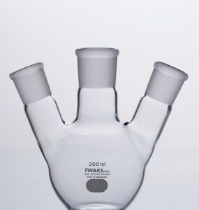 boiling flask Flat Bottom with TS Joint, 3 Neck IWAKI