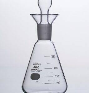 Iodine Flask with stopper IWAKI