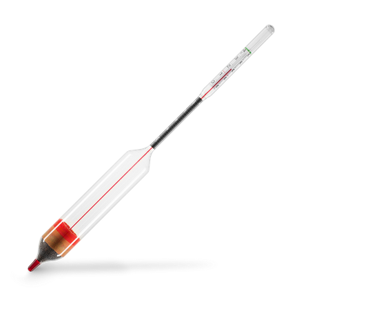 Lactodensimeter acc. Gerber,large T15°C Funke Gerber