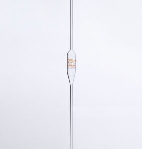 Volumetric Pipette Class A  Amber Graduation Not Blow Out ISO