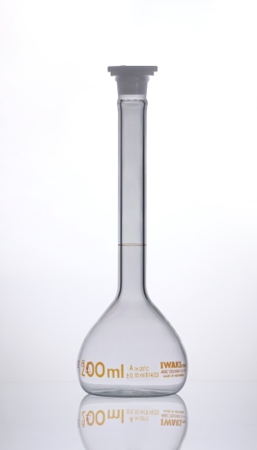 Volumetric Flask With Plastic Stopper, Class A, USP Specification