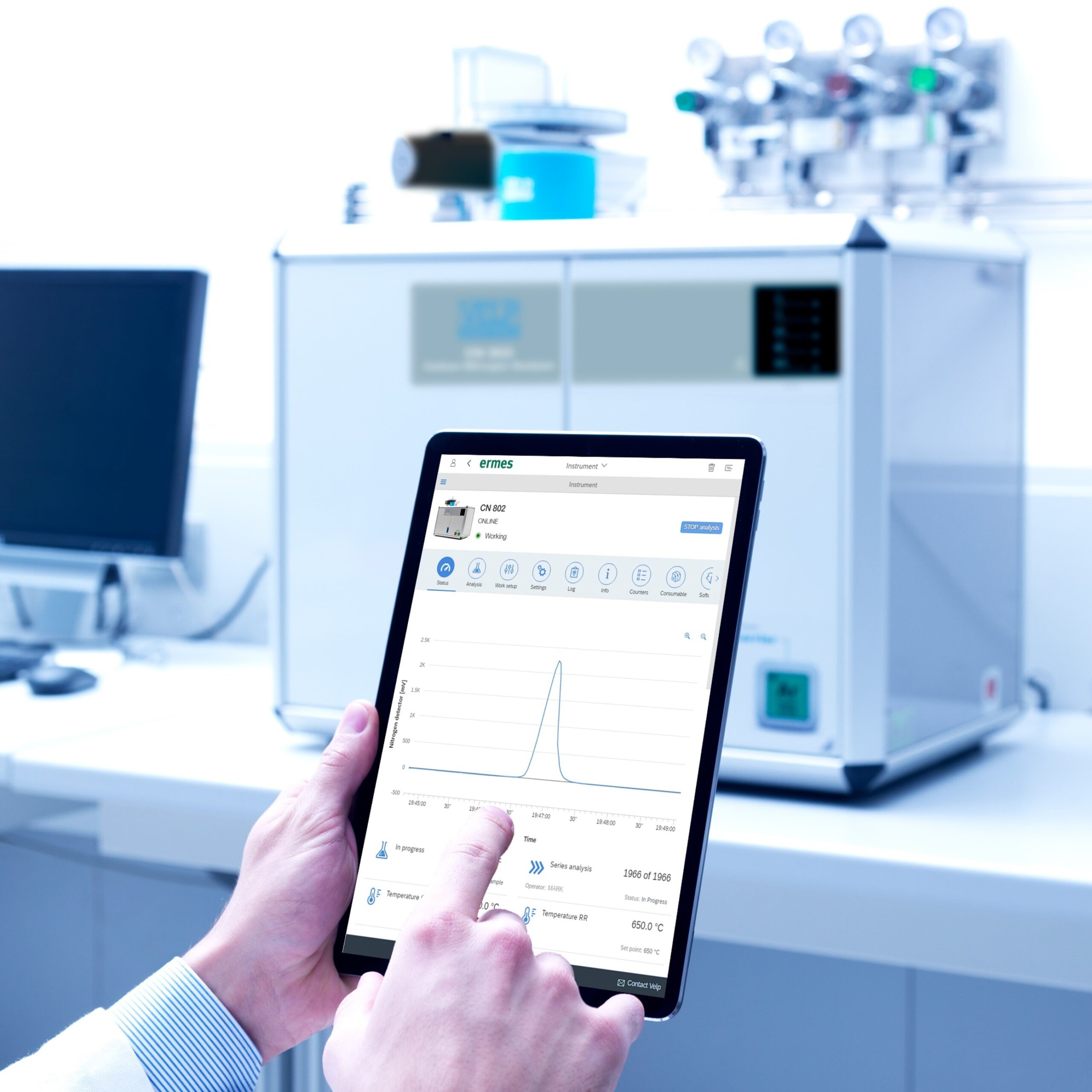 CN 802 Carbon Nitrogen Elemental Analyzer - Gambar 2