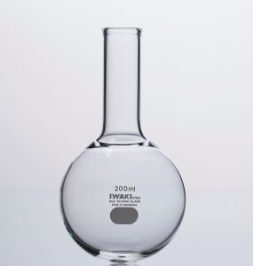 boiling flask Round Bottom Narrow Neck IWAKI