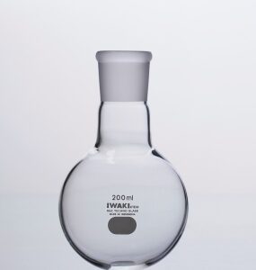 boiling flask round bottom with ts joint IWAKI